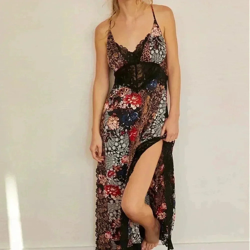 Free People Right Now Midi Slip - Size Large - NWT BOHO